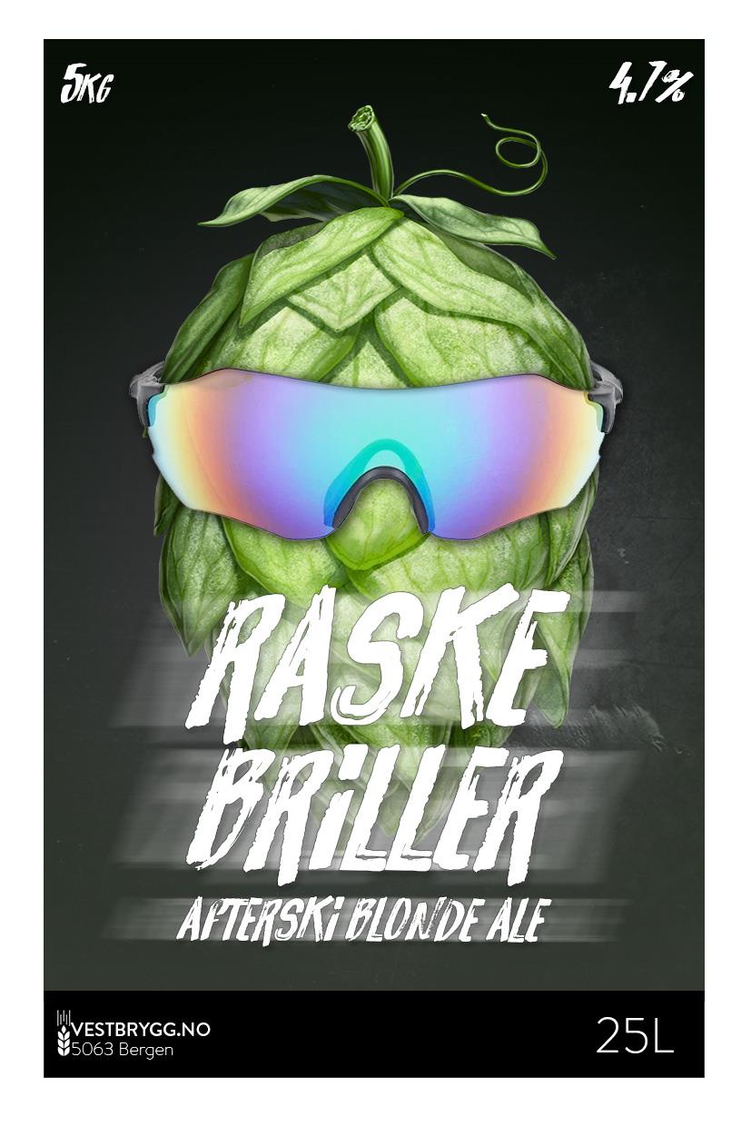 Vestbrygg Raske Briller Blonde Ale L Lsett Vestbrygg As