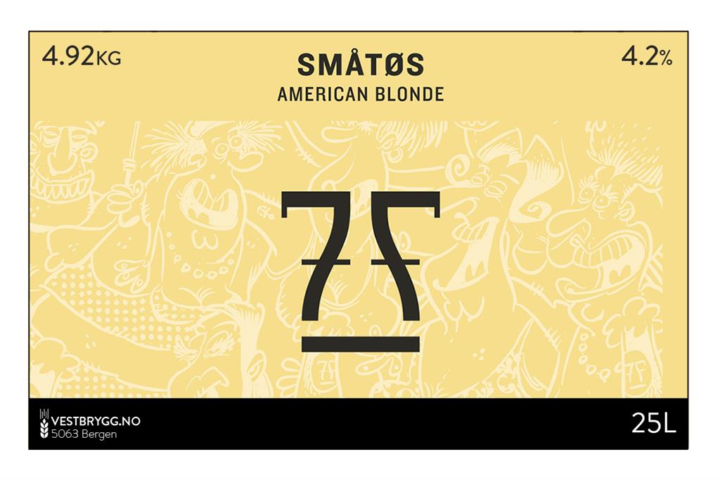 7 Fjell Småtøs Blonde Ale 25L Ølsett Vestbrygg AS