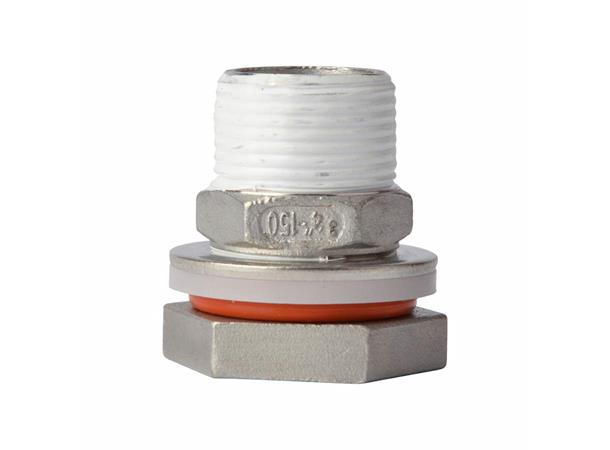 Gjennomføring 3/4" Komplett Bulkhead kit