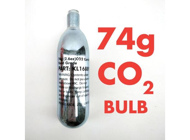 CO2 Patron 74g med gjenger
