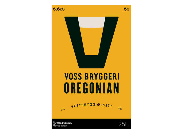 Voss Oregonian 25L Premium Ølsett