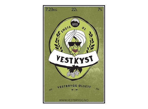 Kinn Vestkyst India Øl 22L Ølsett