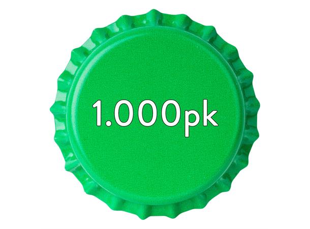 Korker - 26mm - 1.000pk – Grønn Kapsler til ølflasker