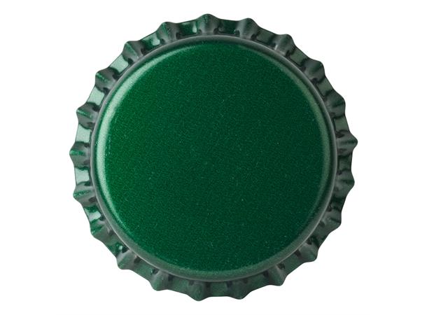 Korker - 26mm - 100pk - Grønn Metallic Kapsler til ølflasker