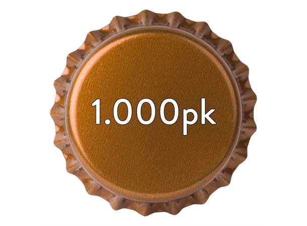 Korker - 26mm - 1.000pk - Mocca Brun Kapsler til ølflasker