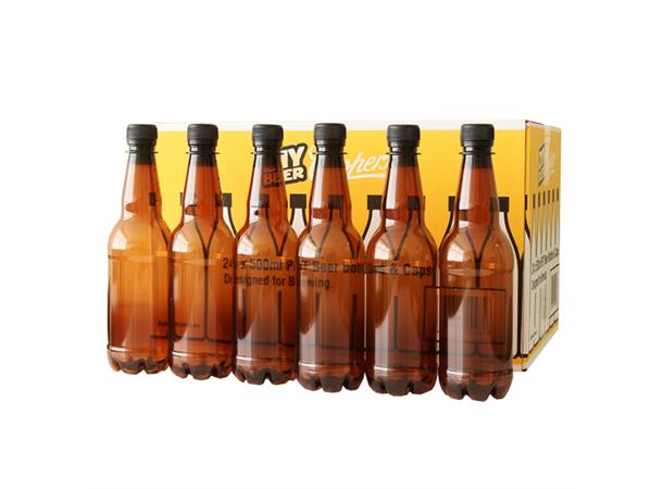 Ølflasker i PET-Plast - 0,5L Kasse med 24 stk – Coopers