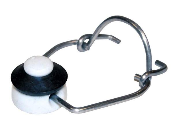 Patentkork - Plast - 100pk  -  Svart/Rød