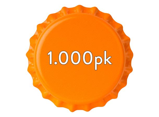 Korker - 26mm - 1.000pk – Oransje Kapsler til ølflasker