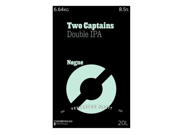 Nøgne Ø - Two Captains Double IPA 20L Ølsett "Premium"