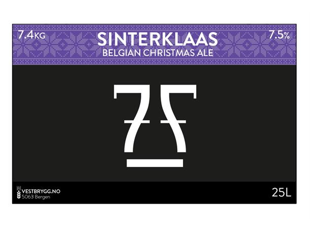 7 Fjell Sinterklaas Belgisk Dubbel 22L Ølsett