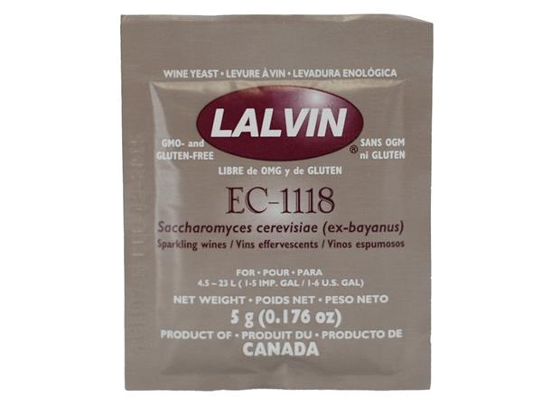 Lalvin EC-1118 Champagne 5g Dry Wine Yeast