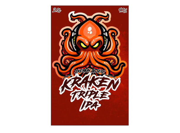 Vestbrygg - Kraken Triple IPA 20L Ølsett