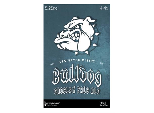 Vestbrygg Bulldog Engelsk Pale Ale 25L Ølsett