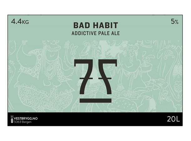 7 Fjell - Bad Habit Addictive Pale Ale 20L Ølsett