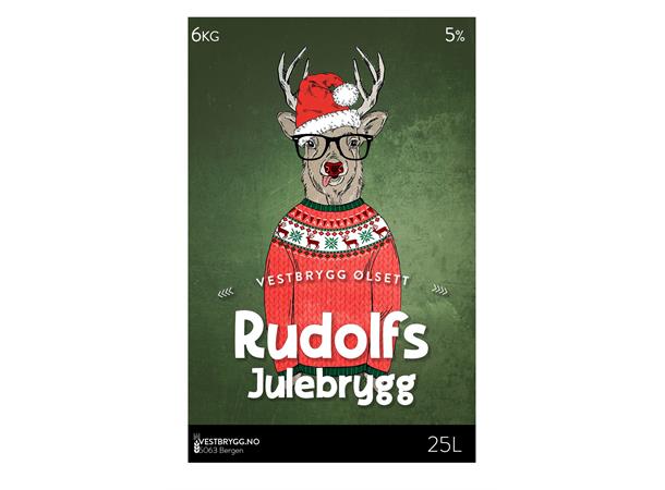 Vestbrygg - Rudolfs Julebrygg 25L Ølsett