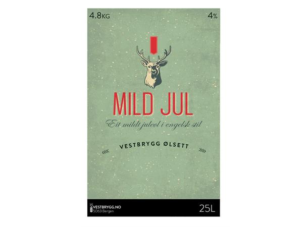 Vestbrygg Mild Jul 25L Ølsett