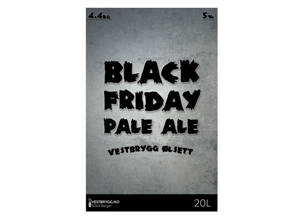 Vestbrygg - Black Friday Pale Ale 20L Ølsett