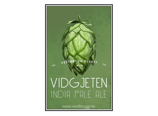 Vestbrygg Vidgjeten IPA 25L Ølsett