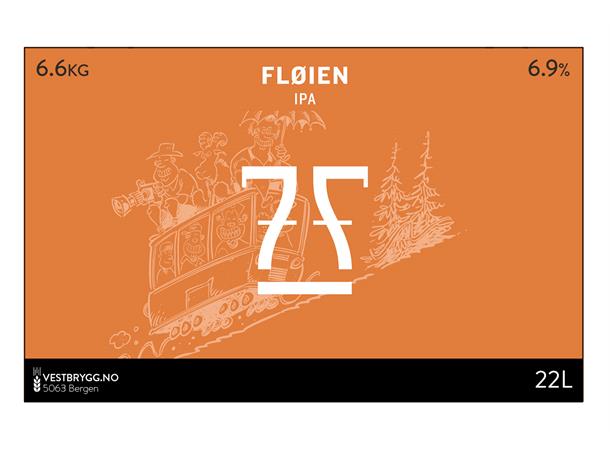 7 Fjell Fløien IPA 22L Ølsett