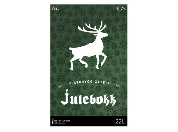 Vestbrygg Julebokk 22L Ølsett - Påskekampanje!