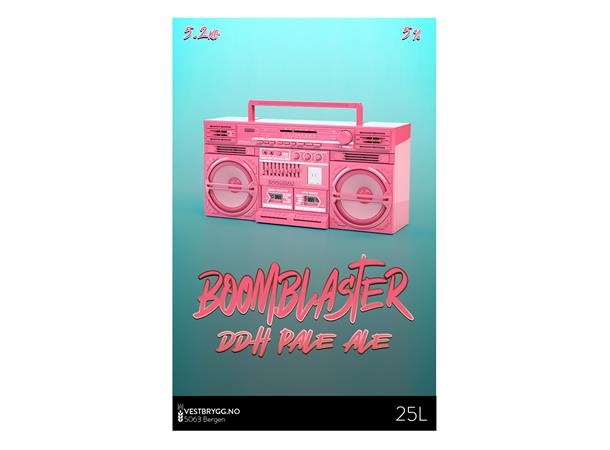 Vestbrygg - Boomblaster DDH Pale Ale 25L Ølsett