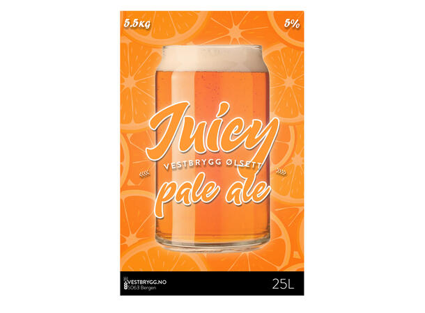 Vestbrygg - Juicy Pale Ale 25L Ølsett - Påskekampanje!