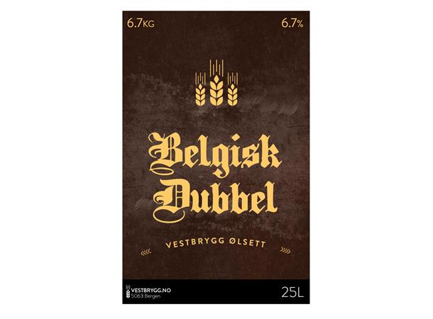 Vestbrygg Belgisk Dubbel 25L Ølsett