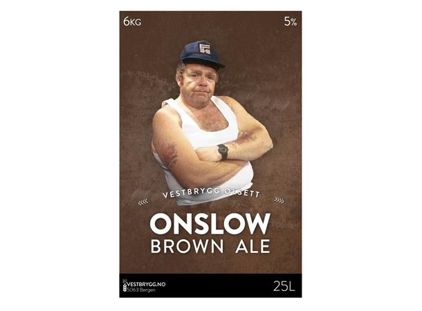 Vestbrygg Onslow Brown Ale 25L Ølsett