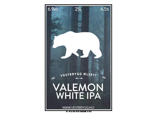 Vestbrygg Valemon White IPA 25L Ølsett