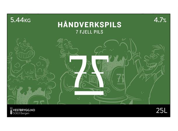 7 Fjell Håndverkspils 25L Ølsett