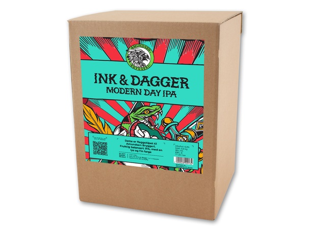 Amundsen Ink & Dagger IPA 20L Ølsett