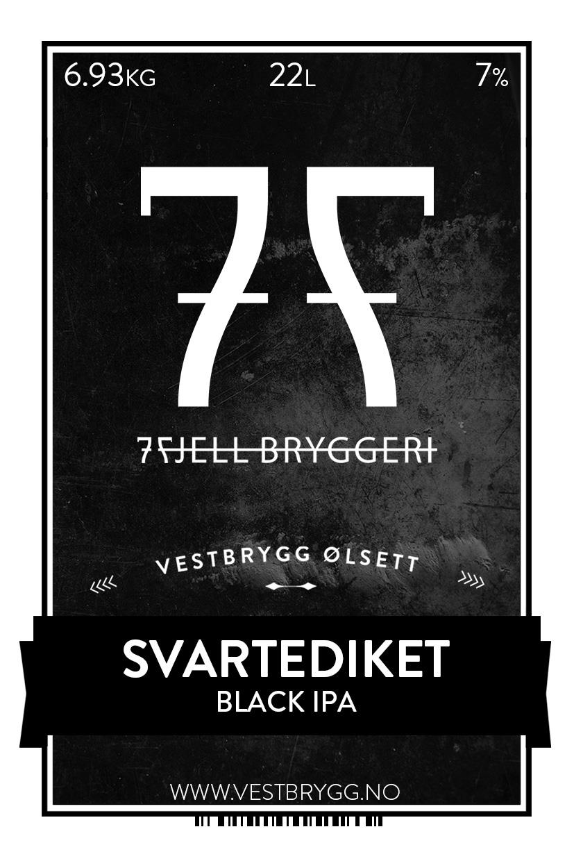 7 fjell svartediket oppskrift