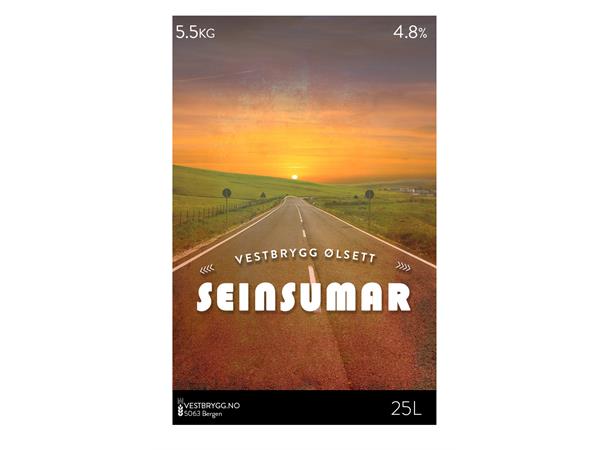 Vestbrygg - Seinsumar 25L Ølsett