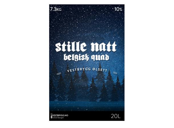 Vestbrygg - Stille Natt Belgisk Quad 20L Ølsett "Premium"
