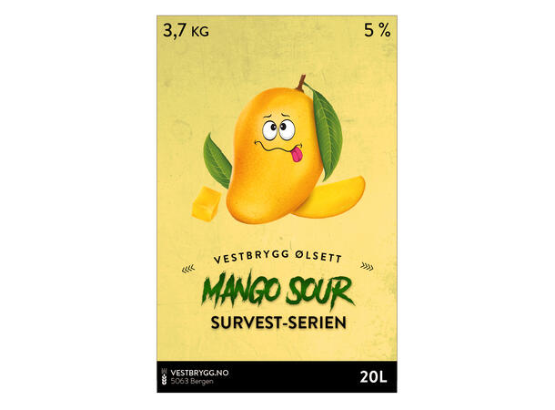 Vestbrygg Mango Sour 20L Survest-ølsett
