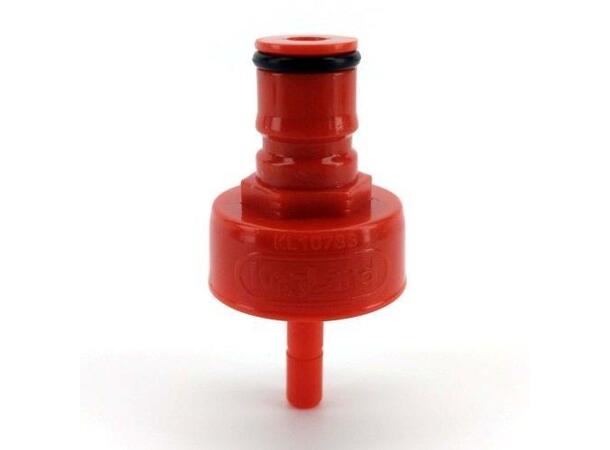 Ball Lock kobling til Fermzilla RØD Carbonation Cap RØD