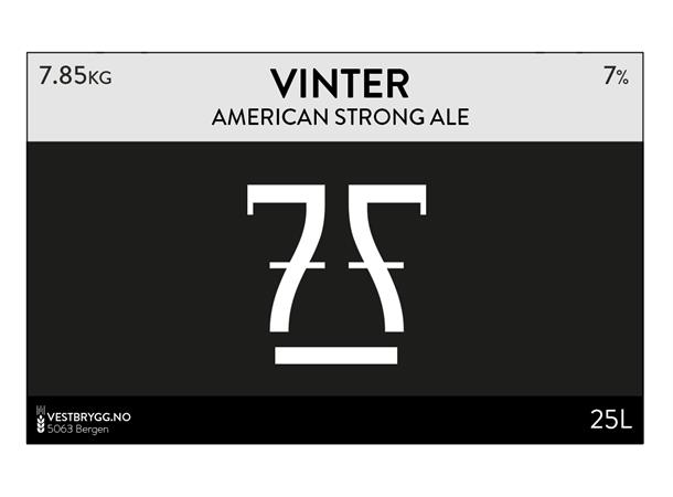 7 Fjell Vinter Dark Ale 25L Ølsett