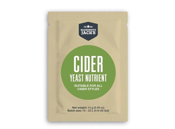 Cider Yeast Nutrient Gjærnæring 14g Mangrove Jacks