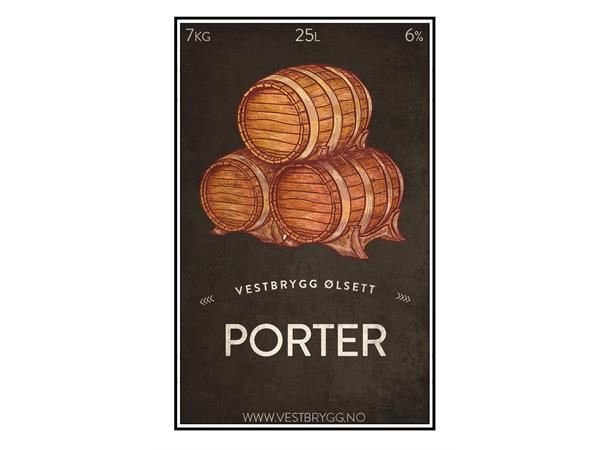 Vestbrygg Porter 25L Ølsett