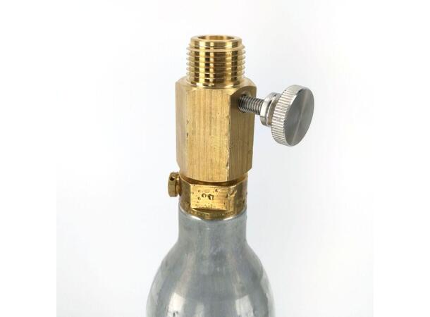 Deluxe Sodastream Cylinder Adapter Overgang 425g CO2 med justeringspinne