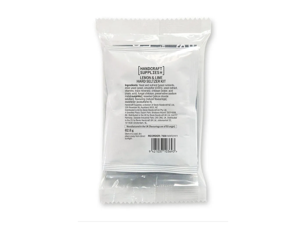 HS Hard Seltzer Pack Lemon & Lime Hanfcraft Supplies