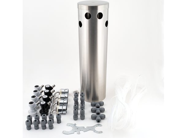Series X Kegerator - pakke med 3 kraner Kegerator med tappetårn for 3 kraner