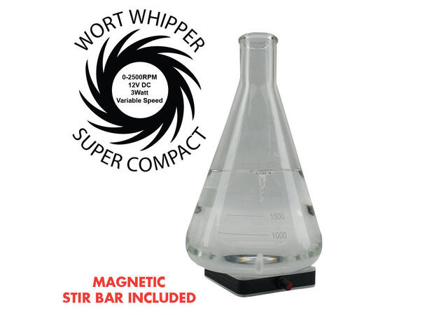 Wort Whipper Magnetrører fra Kegland, for opptil 3L gjærstarter