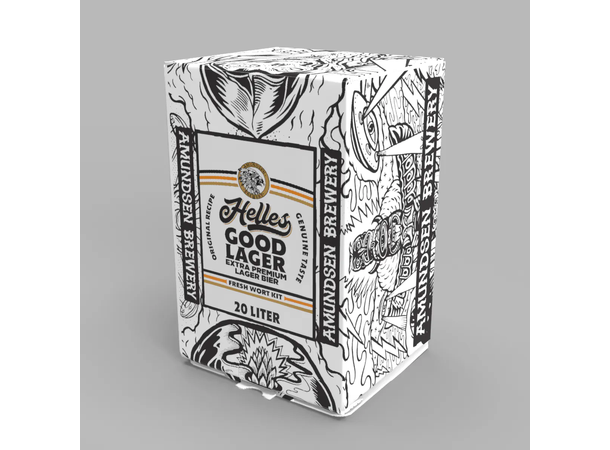 HELLES GOOD LAGER - 20L FWK Tilbod! Amundsen Bryggeri