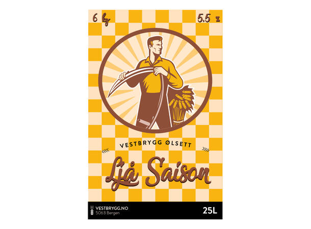 Vestbrygg Ljå Saison 25L Ølsett