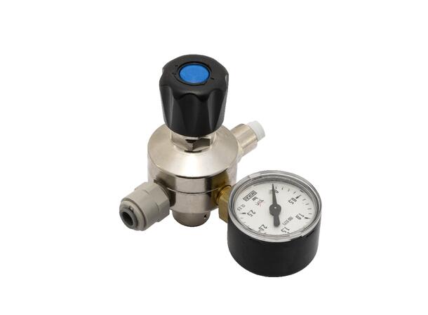 Oksygen Regulator Oxyturbo Minor O2 med manometer og 1/4" John Guest