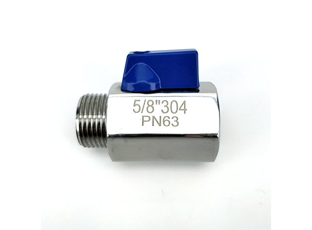 Kuleventil 5/8" hann-hunn