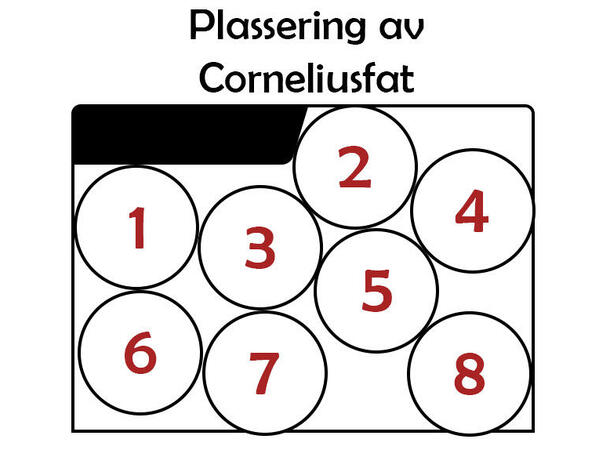Series X Pluss Kegerator - kun Kegerator Plass til 8 Corneliusfat