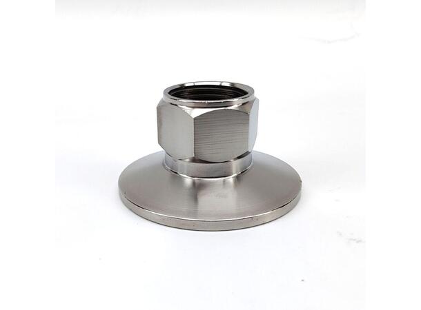 Tri-Clamp 1.5" x 1/2" Gjenger BSP Hunn