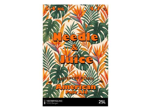 Vestbrygg Needle & Juice 25L Ølsett